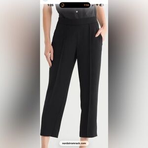 Vince Straight Leg Pintuck Pants